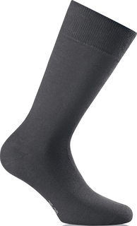 Rohner Tagessocke Basic Cotton Crew anthrazit - 3 Paar